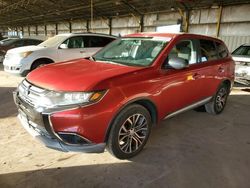 Mitsubishi Vehiculos salvage en venta: 2018 Mitsubishi Outlander SE
