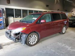 Salvage cars for sale from Copart Sandston, VA: 2012 Toyota Sienna XLE