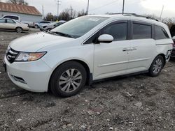 Salvage cars for sale from Copart Columbus, OH: 2014 Honda Odyssey EXL