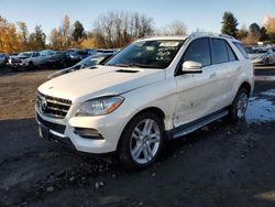 Salvage cars for sale from Copart Portland, OR: 2015 Mercedes-Benz ML 350 4matic