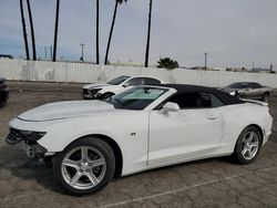 Chevrolet Camaro LS salvage cars for sale: 2019 Chevrolet Camaro LS