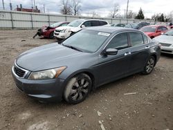 Salvage cars for sale at Lansing, MI auction: 2010 Honda Accord EXL
