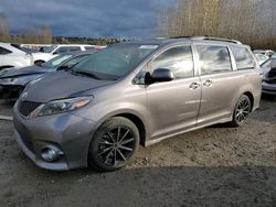 Toyota Sienna se salvage cars for sale: 2016 Toyota Sienna SE