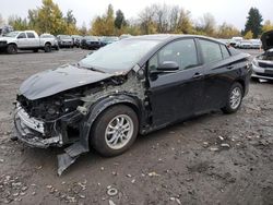 Salvage cars for sale from Copart Portland, OR: 2017 Toyota Prius