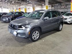 Salvage cars for sale from Copart Woodburn, OR: 2012 Volkswagen Tiguan S