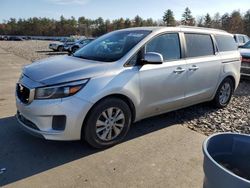 Salvage cars for sale at Windham, ME auction: 2016 KIA Sedona LX