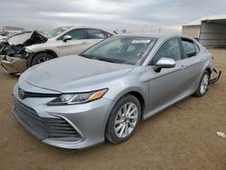 Salvage cars for sale from Copart Brighton, CO: 2021 Toyota Camry LE