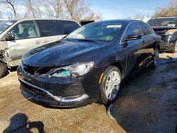 Salvage cars for sale from Copart Bridgeton, MO: 2016 Chrysler 200 Limited