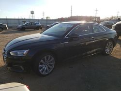 Salvage cars for sale at Chicago Heights, IL auction: 2018 Audi A5 Premium Plus