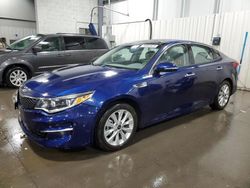 Salvage cars for sale from Copart Ham Lake, MN: 2017 KIA Optima EX