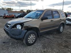 Honda CR-V LX salvage cars for sale: 2002 Honda CR-V LX