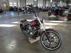 Salvage motorcycles for sale at Ham Lake, MN auction: 2015 Harley-Davidson Fxsb Breakout