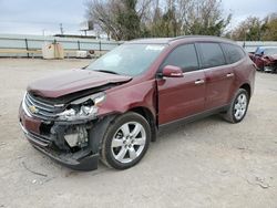 Salvage cars for sale at Oklahoma City, OK auction: 2016 Chevrolet Traverse LT