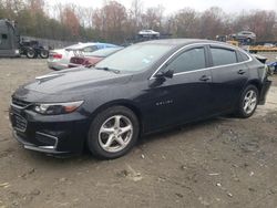 Chevrolet Malibu LS salvage cars for sale: 2017 Chevrolet Malibu LS