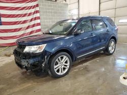 Salvage cars for sale from Copart Columbia, MO: 2016 Ford Explorer XLT