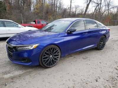 Salvage cars for sale from Copart Northfield, OH: 2021 Honda Accord Sport