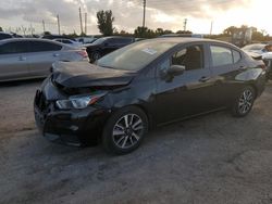 Salvage cars for sale at Miami, FL auction: 2021 Nissan Versa SV