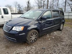 Salvage cars for sale at Central Square, NY auction: 2014 Chrysler Town & Country Touring