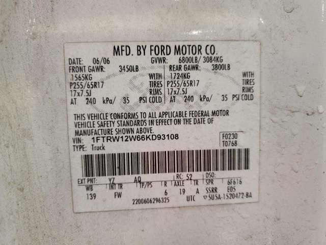 2006 Ford F150 Supercrew