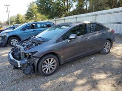 Honda salvage cars for sale: 2012 Honda Civic EX