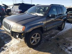 Salvage cars for sale from Copart Dyer, IN: 2004 Jeep Grand Cherokee Limited