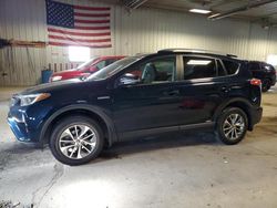 Salvage cars for sale at Franklin, WI auction: 2018 Toyota Rav4 HV LE