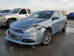 Salvage cars for sale at Grand Prairie, TX auction: 2013 Dodge Dart Limited