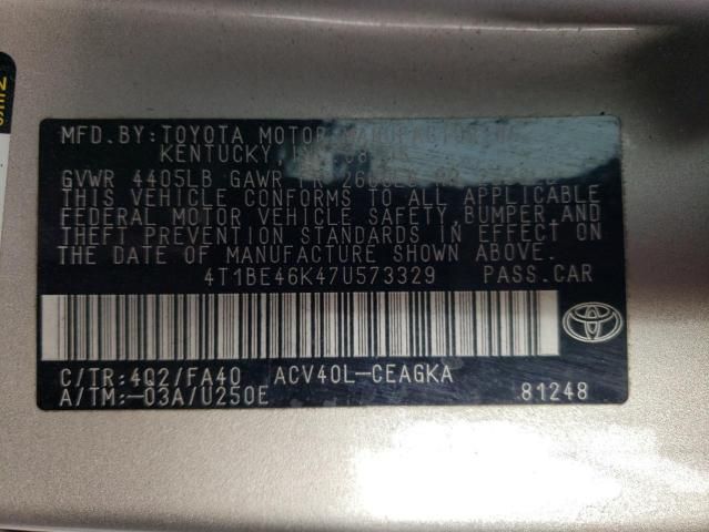 2007 Toyota Camry CE