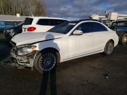 Salvage cars for sale at Assonet, MA auction: 2016 Mercedes-Benz C 300 4matic