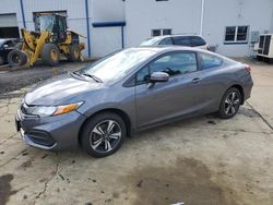 Honda Civic salvage cars for sale: 2015 Honda Civic EX