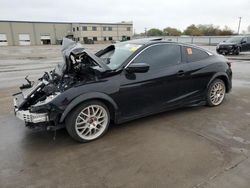 Salvage cars for sale at Wilmer, TX auction: 2018 Honda Civic SI