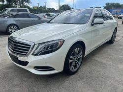 Salvage cars for sale from Copart Opa Locka, FL: 2015 Mercedes-Benz S 550 4matic
