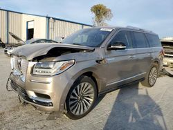 Salvage cars for sale from Copart Tulsa, OK: 2019 Lincoln Navigator Reserve