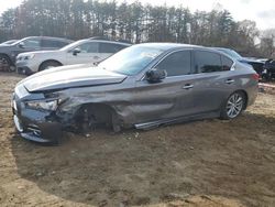 Salvage cars for sale at North Billerica, MA auction: 2015 Infiniti Q50 Base