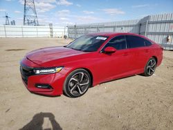 Salvage cars for sale from Copart Adelanto, CA: 2018 Honda Accord Sport