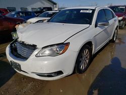 Salvage cars for sale at Pekin, IL auction: 2014 Chrysler 200 Limited