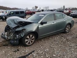 Salvage cars for sale from Copart West Warren, MA: 2008 Honda Accord EXL