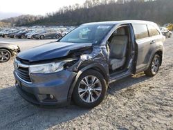 2014 Toyota Highlander XLE for sale in Hurricane, WV