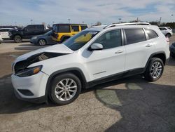Salvage cars for sale from Copart Indianapolis, IN: 2019 Jeep Cherokee Latitude