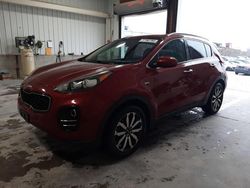Salvage cars for sale from Copart Walton, KY: 2017 KIA Sportage EX