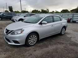 Salvage cars for sale at Miami, FL auction: 2017 Nissan Sentra S