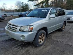 Salvage cars for sale from Copart Lyman, ME: 2006 Toyota Highlander