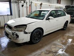 Chevrolet salvage cars for sale: 2007 Chevrolet Malibu LT