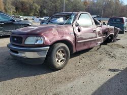 Salvage trucks for sale at Grenada, MS auction: 1998 Ford F150