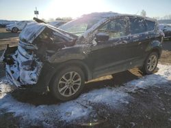 Salvage cars for sale from Copart Davison, MI: 2017 Ford Escape SE