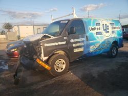 Chevrolet salvage cars for sale: 2012 Chevrolet Express G2500