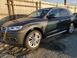 Salvage cars for sale at Los Angeles, CA auction: 2018 Audi Q5 Prestige