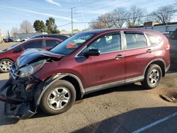 Salvage cars for sale at Moraine, OH auction: 2014 Honda CR-V LX