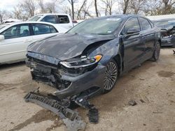 Salvage cars for sale at Bridgeton, MO auction: 2017 Ford Fusion SE