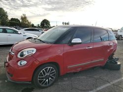 Fiat 500 salvage cars for sale: 2015 Fiat 500L Lounge